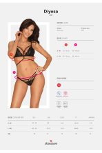 Set sexy 2pcs Diyosa Obsessive Black (24H)