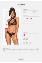 Set sexy 2pcs Claudusia Obsessive Black (24H)