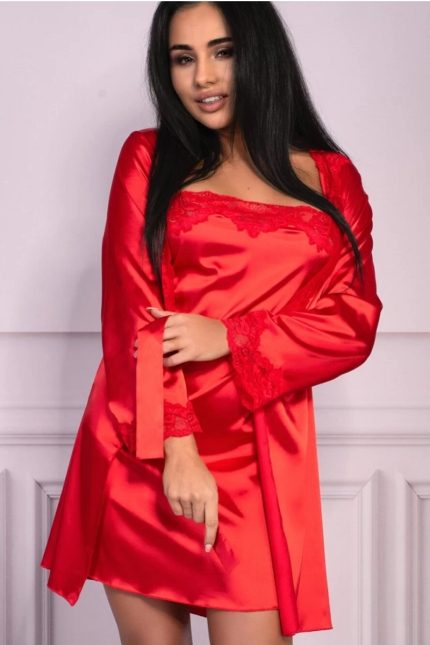 Halat + Camasuta Jacqueline LivCo Red