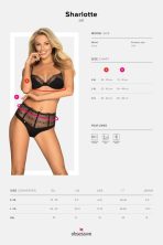 Set sexy Sharlotte 2pcs Obsessive Black