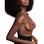 BYE-BRA - BODY TAPE 5 M X 6.5 CM + 3 PAIRS OF NIPPLE COVERS BROWN - imagine 4