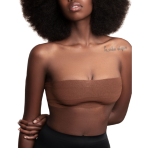 BYE-BRA - BODY TAPE 5 M X 6.5 CM + 3 PAIRS OF NIPPLE COVERS BROWN - imagine 5