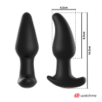 ANBIGUO - WATCHME REMOTE CONTROL ANAL PLUG VIBRATOR WITH ROTATION OF AMADEUS PEARLS - imagine 4