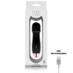 DOLCE VITA - RECHARGEABLE VIBRATOR THREE BLACK 7 SPEED - imagine 3