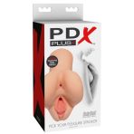 PDX PLUS - PICK YOUR PLEASURE DOUBLE LIGHT SKIN MASTURBATOR - imagine 4