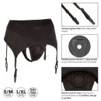 CALEXOTICS - BOUNDLESS THONG WITH GARTER S/M - imagine 3