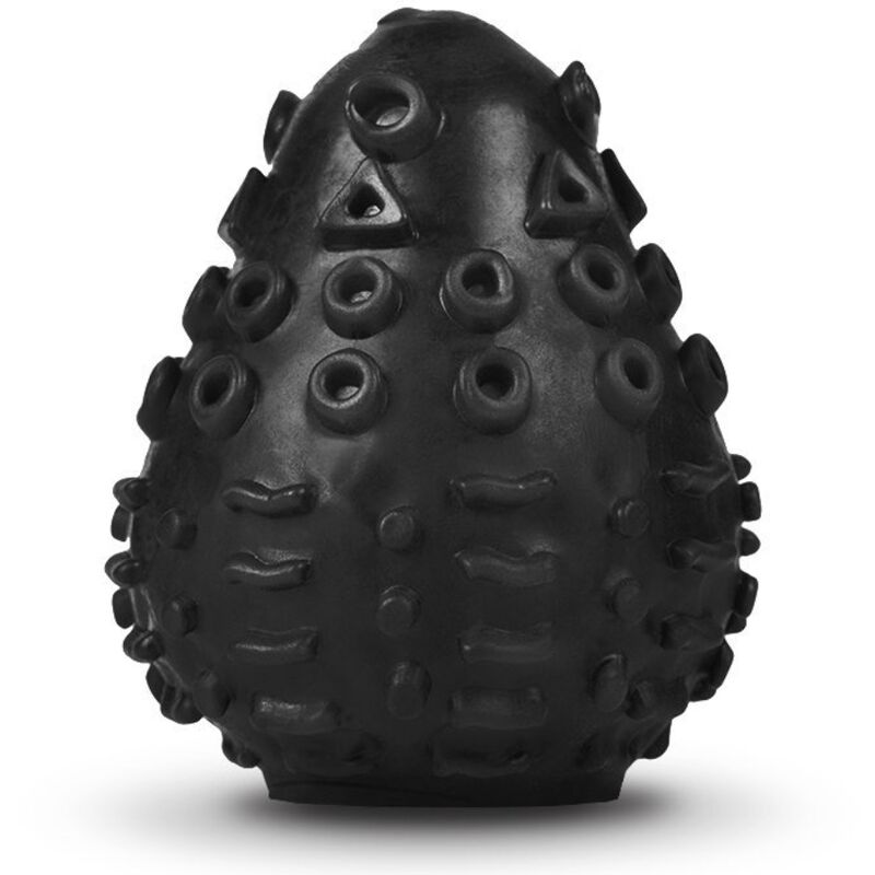 img_107596_79b4e7214b63dabc763532cd7310626c_1.jpg G-VIBE - REUSABLE TEXTURED MASTURBATOR EGG BLACK - imagine 1