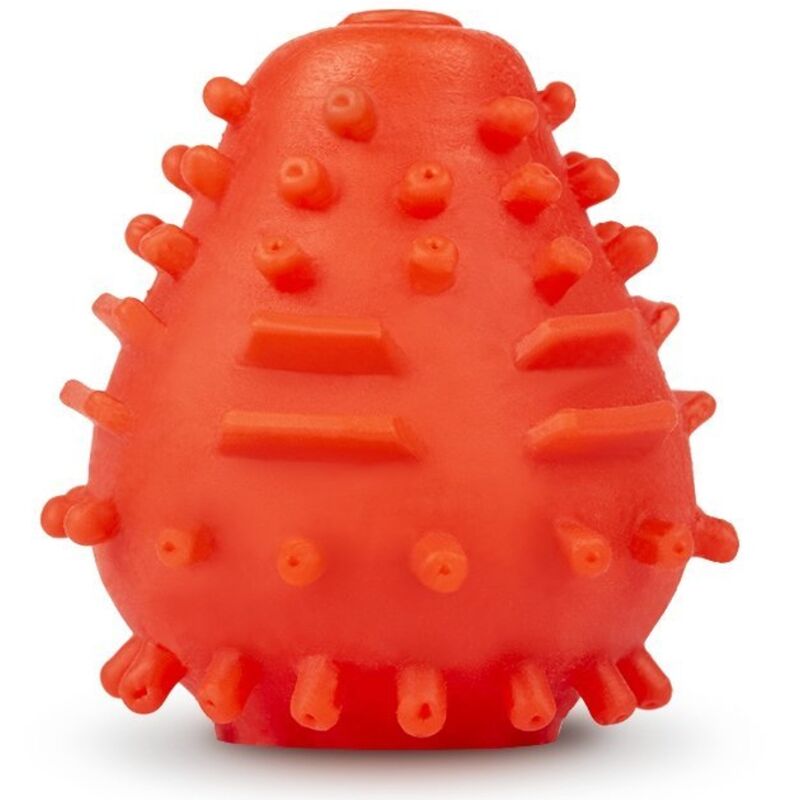 img_107605_2490ce0d6eb08e30014a8deea3012329_1.jpg G-VIBE - REUSABLE TEXTURED MASTURBATOR EGG RED - imagine 1