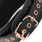 BEGME - BLACK EDITION COLLAR WITH NIPPLE CLAMPS WITH NEOPRENE LINING - imagine 4