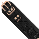BEGME - BLACK EDITION COLLAR WITH NIPPLE CLAMPS WITH NEOPRENE LINING - imagine 5