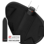 FETISH SUBMISSIVE CYBER STRAP - HARNESS WITH DILDO AND BULLET REMOTE CONTROL WATCHME L TECHNOLOGY - imagine 3
