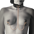 COQUETTE CHIC DESIRE - FANTASY NIPPLE CLAMP NECKLACE WITH NEOPRENE LINING - imagine 3