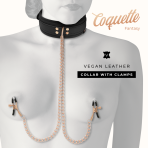 COQUETTE CHIC DESIRE - FANTASY NIPPLE CLAMP NECKLACE WITH NEOPRENE LINING - imagine 2