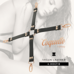 COQUETTE CHIC DESIRE - FANTASY VEGAN LEATHER HOG TIE - imagine 3