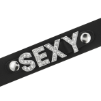 COQUETTE CHIC DESIRE - SEXY VEGAN LEATHER CHOKER - imagine 4