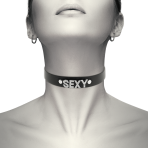 COQUETTE CHIC DESIRE - SEXY VEGAN LEATHER CHOKER - imagine 2