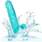 CALEXOTICS - SIZE QUEEN DILDO BLUE 15.3 CM - imagine 5