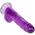 CALEXOTICS - SIZE QUEEN DILDO PURPLE 20.3 CM - imagine 4