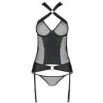 PASSION - AMANDA CORSET CUERO ECOLOGICO L/XL - imagine 4