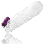 OHMAMA - TEXTURED PENIS SHEATH WITH VIBRATING BULLET - imagine 2