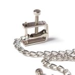 OHMAMA FETISH - METAL SCREW CLAMPS WITH CHAIN - imagine 3