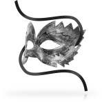 OHMAMA - ANTIZAZ MASKS VENETIAN STYLE SILVER - imagine 2