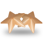 COQUETTE CHIC DESIRE - NIPPLE COVERS GOLDEN STARS - imagine 4