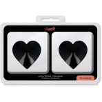 COQUETTE CHIC DESIRE - NIPPLE COVERS BLACK HEARTS - imagine 5