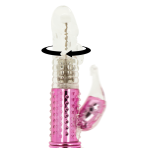 OHMAMA - VIBRATOR WITH ROTATION FUNCTION AND CLITORIS STIMULATOR - imagine 2