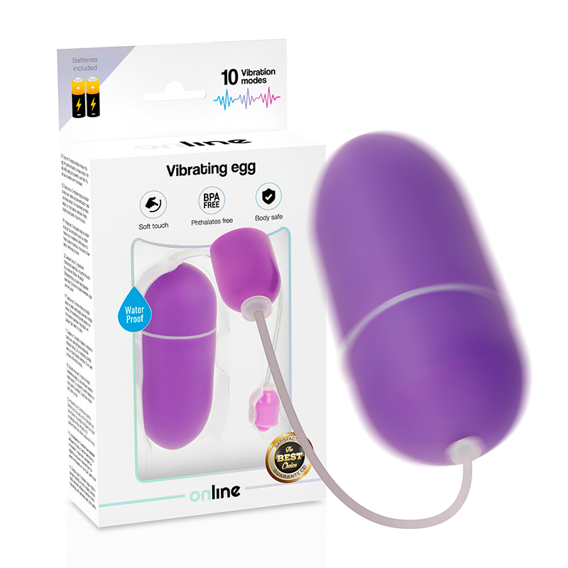 img_115785_d0cf7084b3260e2475189b2204303b43_1.png ONLINE - WATERPROOF VIBRATING EGG PURPLE - imagine 1