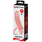 BAILE - PENIS EXTENDER SHEATH WITH STRAP FOR TESTICLES 13.5 CM - imagine 4