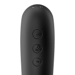 SATISFYER - DUAL KISS AIR PULSE VIBRATOR BLACK - imagine 3