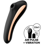 SATISFYER - DUAL KISS AIR PULSE VIBRATOR BLACK - imagine 2