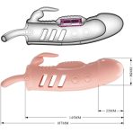 PRETTY LOVE - SLOANE NATURAL RABBIT PENIS SHEATH - imagine 4
