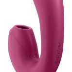 SATISFYER - SUNRAY STIMULATOR AND VIBRATOR APP RED - imagine 2