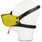 OHMAMA FETISH DOG MUZZLE - YELLOW - imagine 2