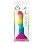 PRIDE - LGBT FLAG DILDO WAVE 17 CM - imagine 2