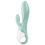 SATISFYER - AIR PUMP BUNNY 5+ INFLATABLE RABBIT VIBRATOR APP GREEN - imagine 3