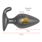 ONINDER - RIO VIBRATING ANAL PLUG BLACK - FREE APP - imagine 3