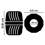 POWERING - SUPER FLEXIBLE AND RESISTANT PENIS RING 5 CM PR11 BLACK - imagine 3