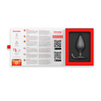 ONINDER - RIO VIBRATING ANAL PLUG BLACK - FREE APP - imagine 5