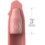FANTASY X- TENSIONS - PIPEDREAMS SLEEVE 22,86 CM + 7,62 CM PLUG REMOTE SKIN - imagine 2