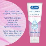 DUREX - NATURALS EXTRA SENSITIVE LUBRICANT 100 ML - imagine 3
