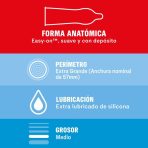 DUREX - SENSITIVE XL CONDOMS 10 UNITS - imagine 2