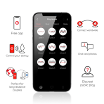 ONINDER - RIO VIBRATING ANAL PLUG BLACK - FREE APP - imagine 2