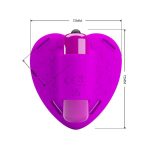 PRETTY LOVE - HEARTBEAT CLITORIS MASSAGER 10 VIBRATION MODES PURPLE - imagine 5