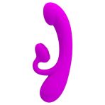 PRETTY LOVE - SINCERE SILICONE CLITORAL VIBRATOR AND SUCKER PURPLE - imagine 4