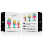 INTENSE - MULTICOLOR SILICONE PLUG SET - imagine 4