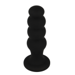 BLACKSILVER - SCOTT PREMIUM SILICONE ANAL PLUG BLACK - imagine 3
