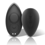 BLACKSILVER - PRESTON RECHARGEABLE SILICONE VIBRATOR PANTIE BLACK - imagine 2